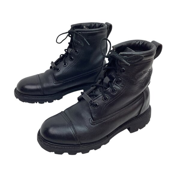 Harley-Davidson Moto Combat Mens 7 Leather Motorcycle Boots Black main image 6